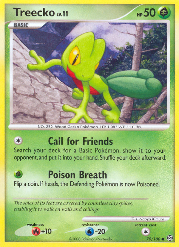 Treecko (79/100) [Diamante & Perla: Frente Tormentoso]