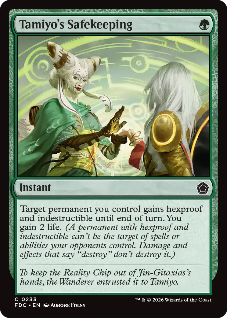 Tamiyo's Safekeeping [Foundations Commander]