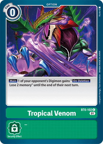 Veneno Tropical [BT6-102] [Doble Diamante]