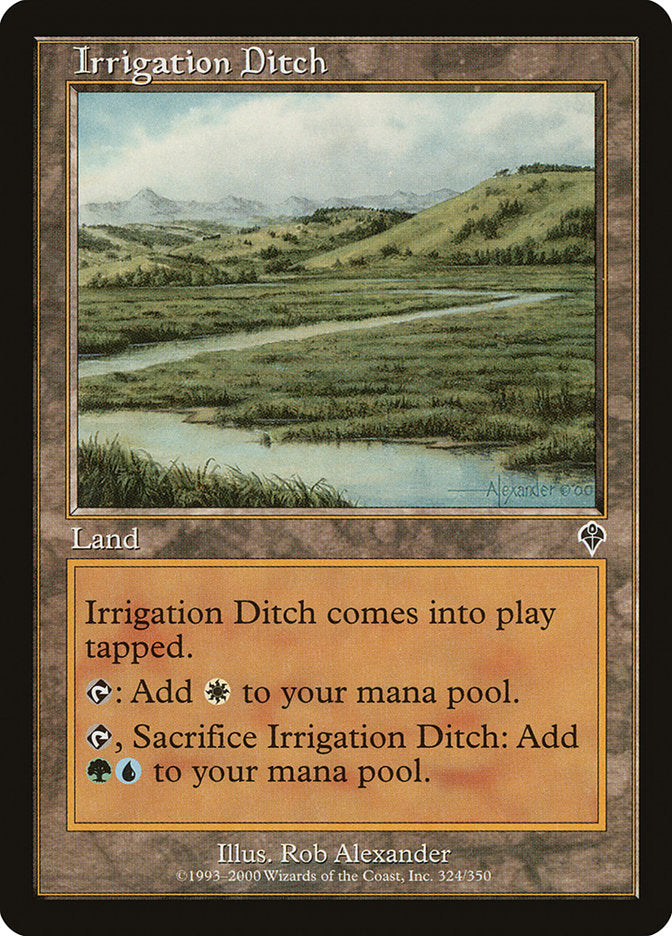 Fossé d'irrigation [Invasion]