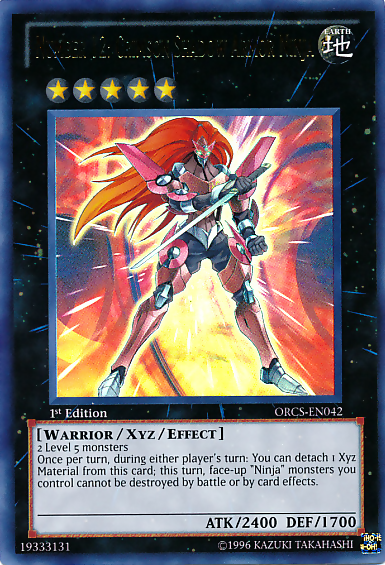 Numéro 12 : Ninja Armure Ombre Écarlate [ORCS-FR042] Ultra Rare