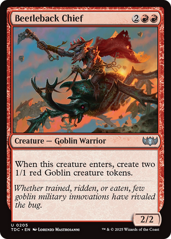 Jefa Espaldaescarabajo [Tarkir: Dragonstorm Commander]