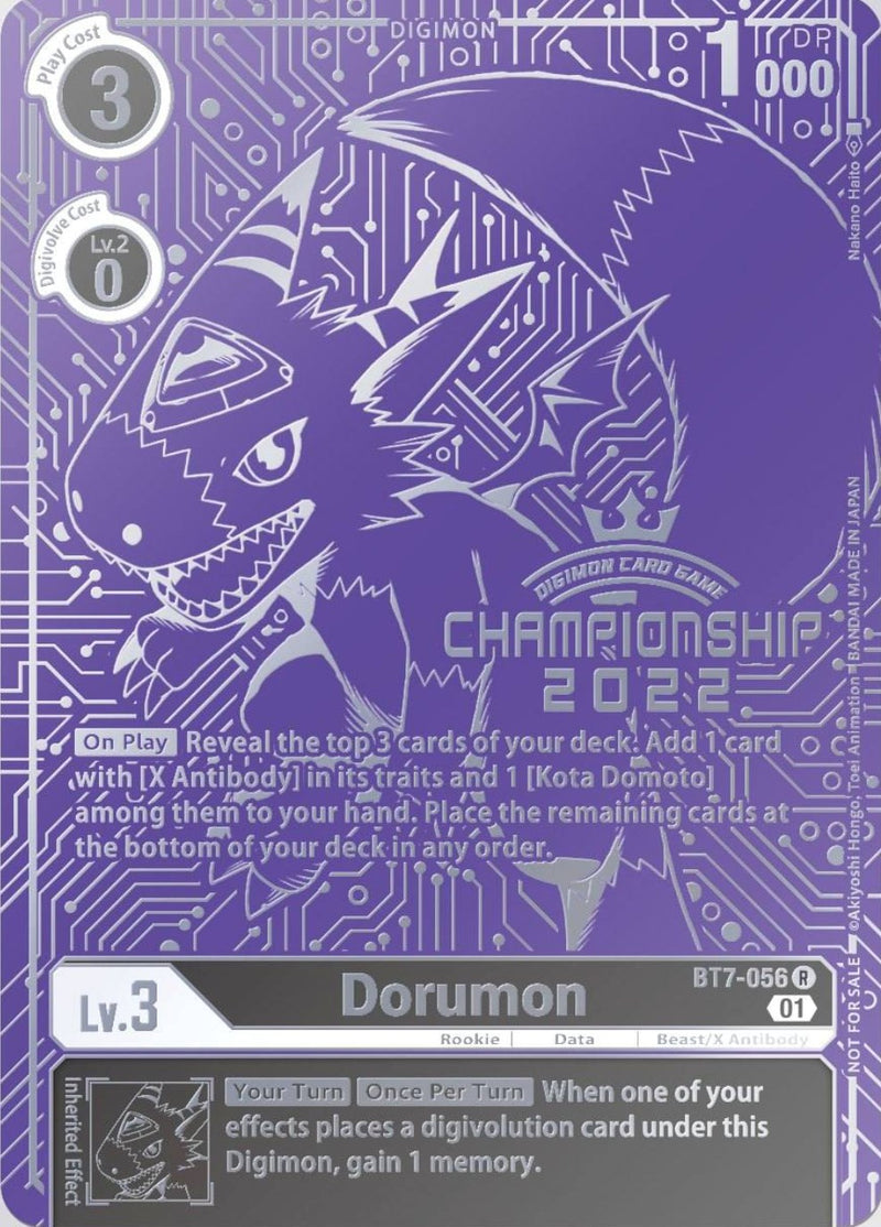 Dorumon [BT7-056] (Finales del Campeonato de 2022 Top 16) [Promocionales de Siguiente Aventura]