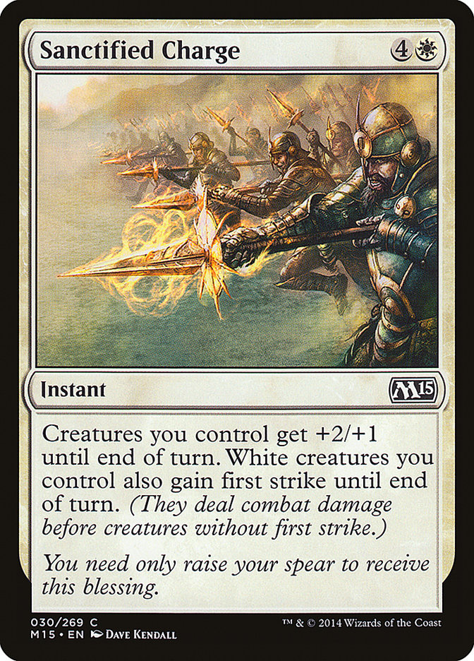 Charge sanctifiée [Magic 2015]