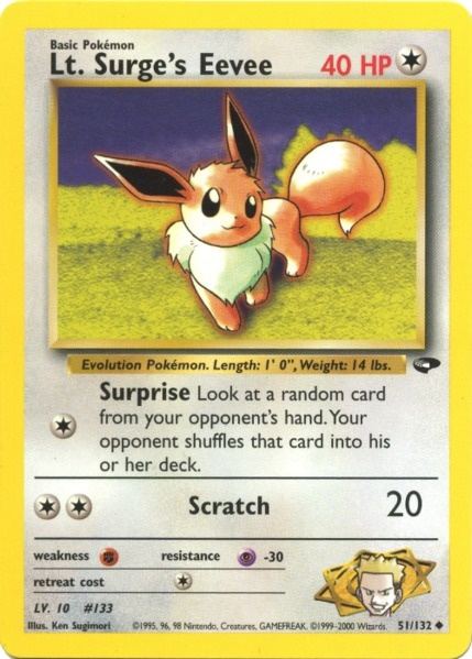Évoli de Major Bob (51/132) [Défi des Gyms Unlimited]