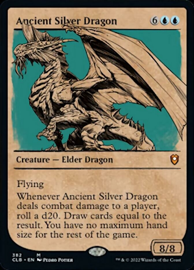Dragon d'argent ancien (Présentoir) [Commander Légendes : la bataille de la Porte de Baldur]