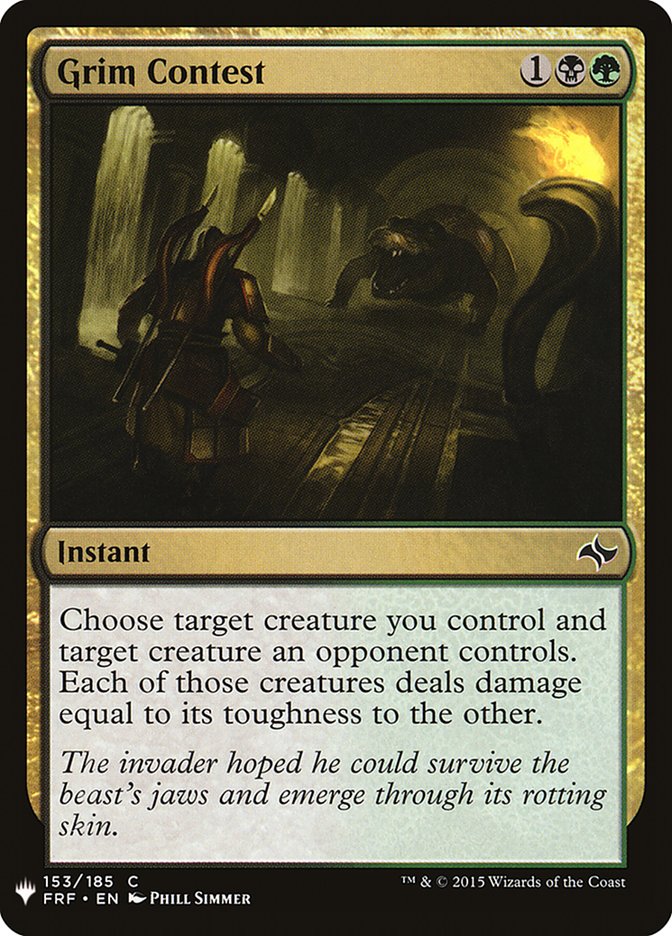 Concours sinistre [Booster mystère]