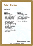 Lista de Baraja de Brian Hacker [Mundial de Barajas 1998]