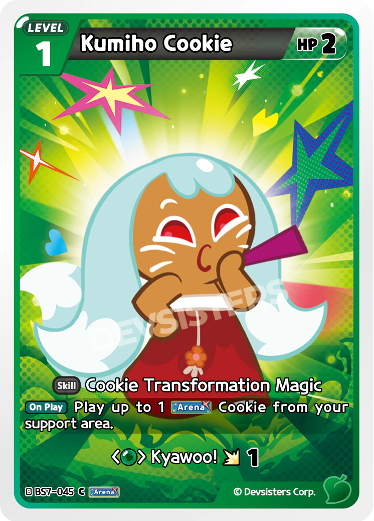 Image for Kumiho Cookie (BS7-045) (BS7) - CookieRun: Braverse TCG