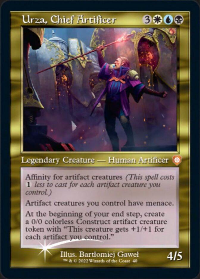 Urza, Grand Artificier (040) (Rétro) (Commandant d'appoint) [The Brothers' War Commander]