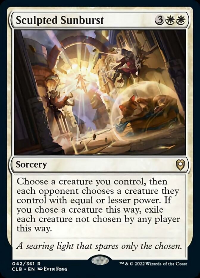 Estallido solar esculpido [Commander Legends: Battle for Baldur's Gate]