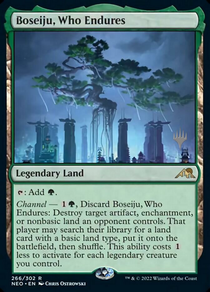 Boseiju, qui perdure (Pack Promo) [Kamigawa : La Dynastie néon Promos]