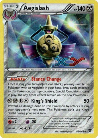 Aegislash (86/146) (Carta de Prerelease Promocional) [XY: Black Star Promos]