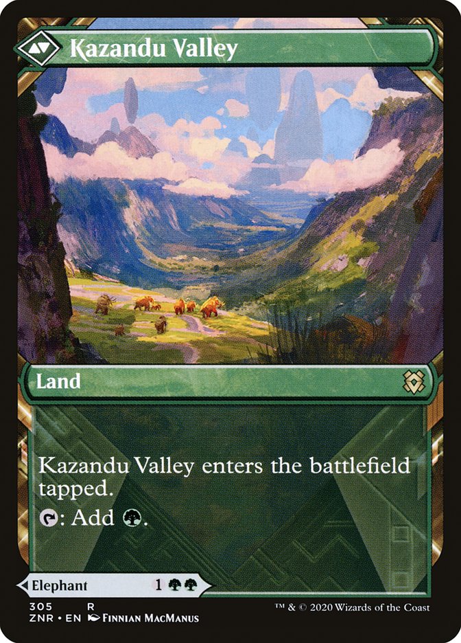 Mamut Kazandu // Valle Kazandu (Exposición) [Zendikar Rising]