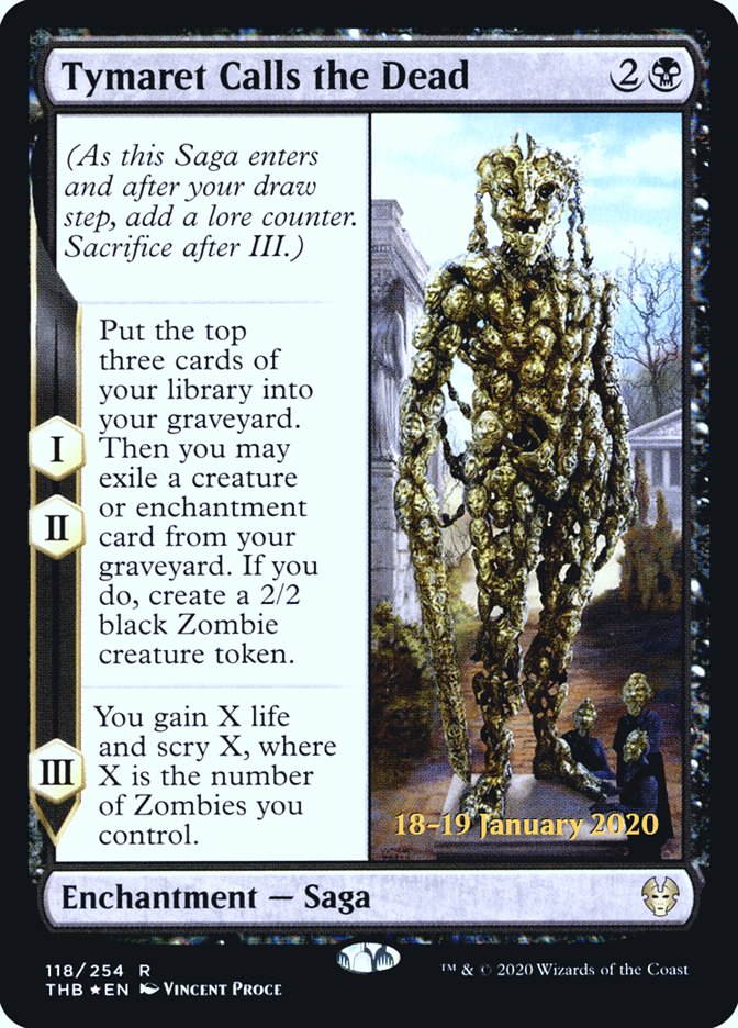 Tymaret, invocateur des morts [Promos Prerelease Theros par-delà la mort]