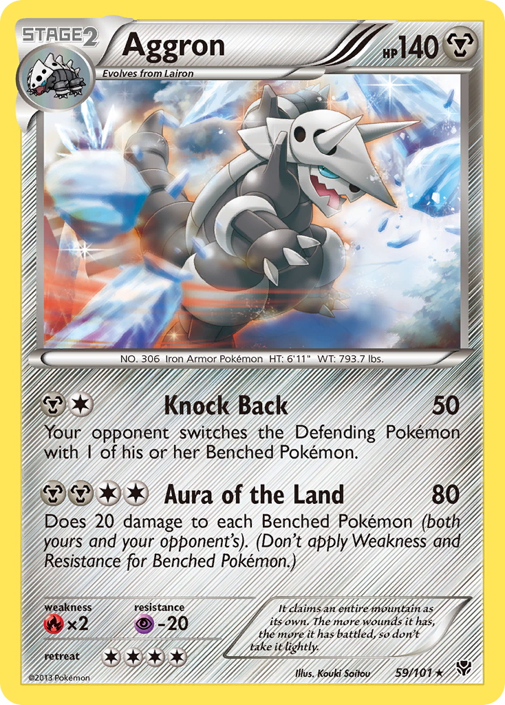 Aggron (59/101) [Noir & Blanc : Explosion Plasma]