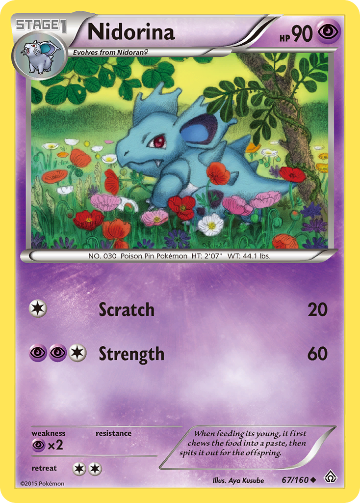 Nidorina (67/160) [XY: Primo-Choc]
