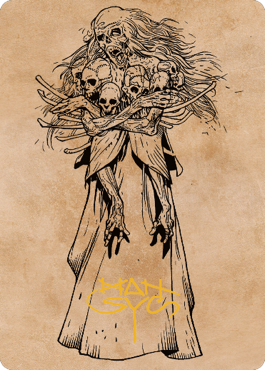 Myrkul, Seigneur des Os, carte illustrée (73) (Signature estampée or) [Commander Legends: Battle for Baldur's Gate Art Series]