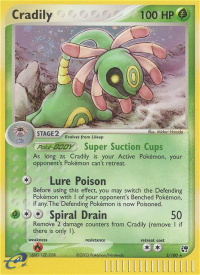 Cradily (3/100) [EX: Tormenta de arena]