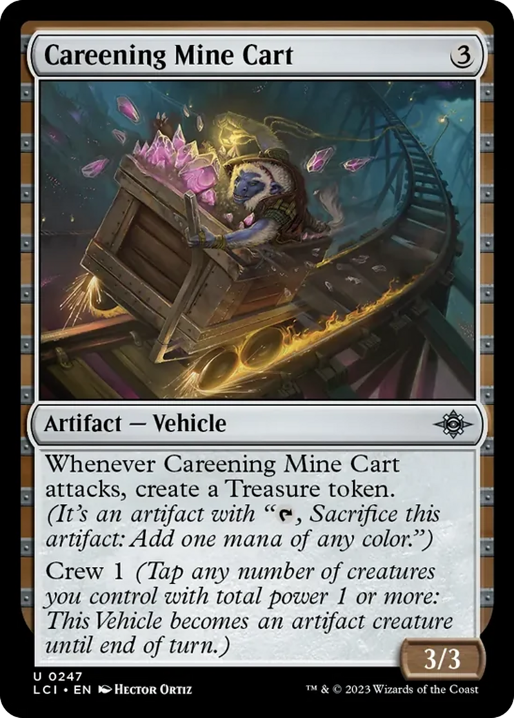 Wagonnet déraillant [Les Cavernes Oubliées d'Ixalan]