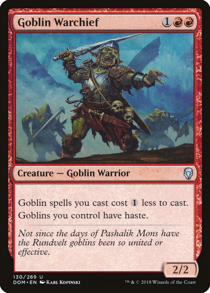 Chef de guerre gobelin [Dominaria]