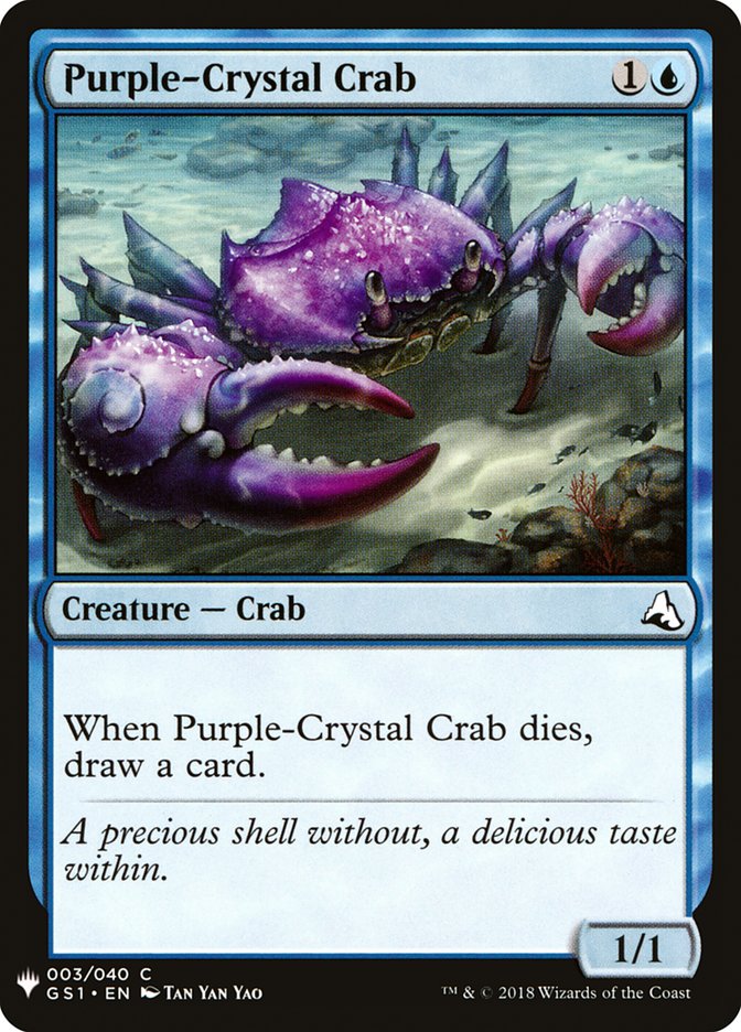Crabe-cristal violet [Mystery Booster]