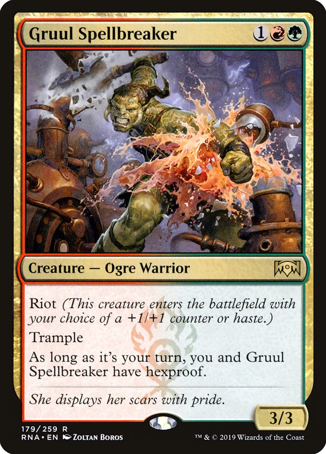 Brise-sort gruul [Allégeance de Ravnica]