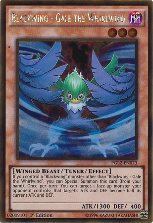 Ala Negra - Gale el Torbellino [PGL2-EN073] Gold Rare