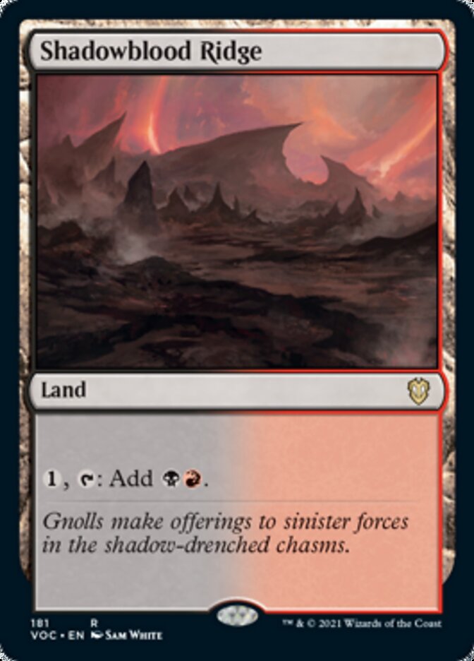 Crête de sangombra [Innistrad: Vœu écarlate Commander]