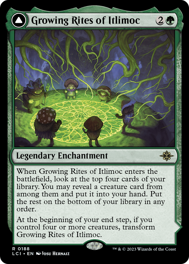 Rituels de croissance d'Itlimoc // Itlimoc, berceau du soleil [Les cavernes oubliées d'Ixalan]