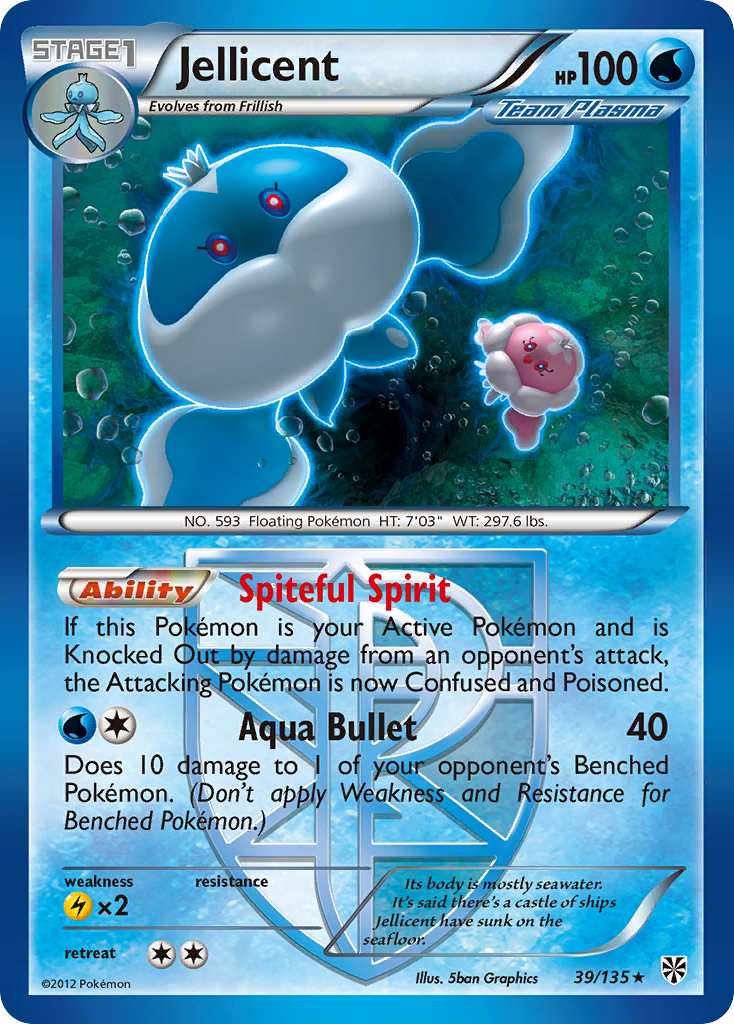 Jellicent (39/135) [Negro y Blanco: Tormenta Plasma]