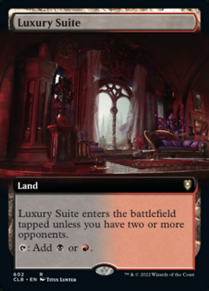Suite luxueuse (Extended Art) [Commander Legends : Battle for Baldur's Gate]