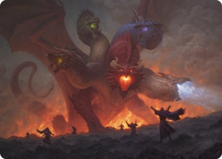 Carte artistique de Tiamat [Donjons & Dragons : Aventures dans les Royaumes Oubliés - Série artistique]