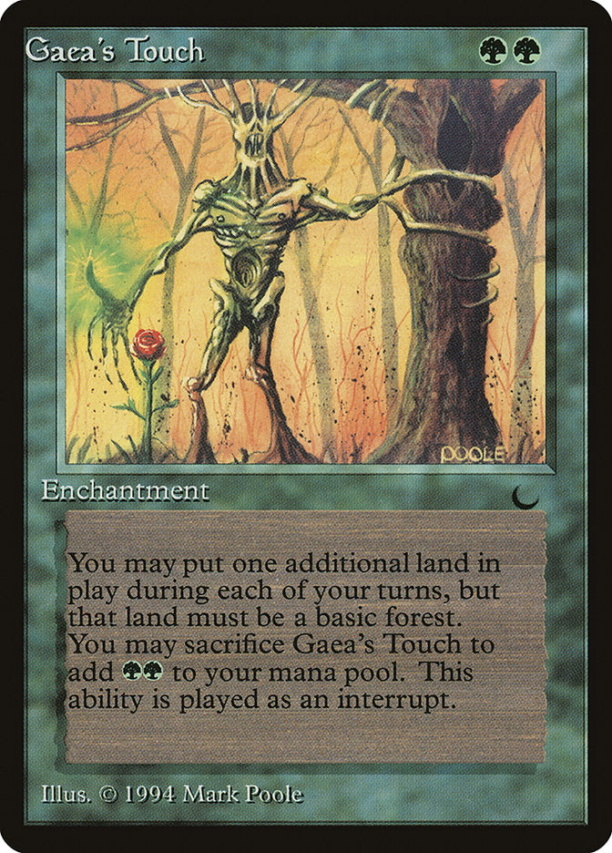 Gaea's Touch (Mal Imprimée) [The Dark]