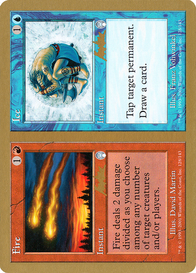 Feu // Glace (Brian Kibler) [World Championship Decks 2002]