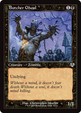 Ghoul carnicero (marco retro) [Innistrad Remastered]