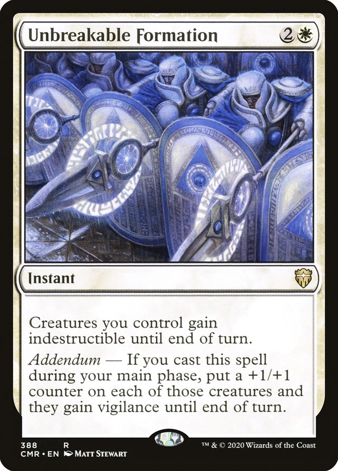 Formation incassable [Commander Legends]