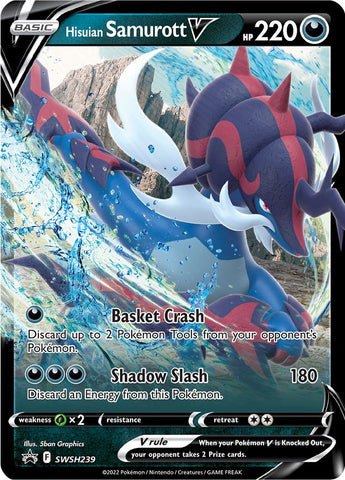 Samurott de Hisui V (SWSH239) [Espada y Escudo: Promos Black Star]