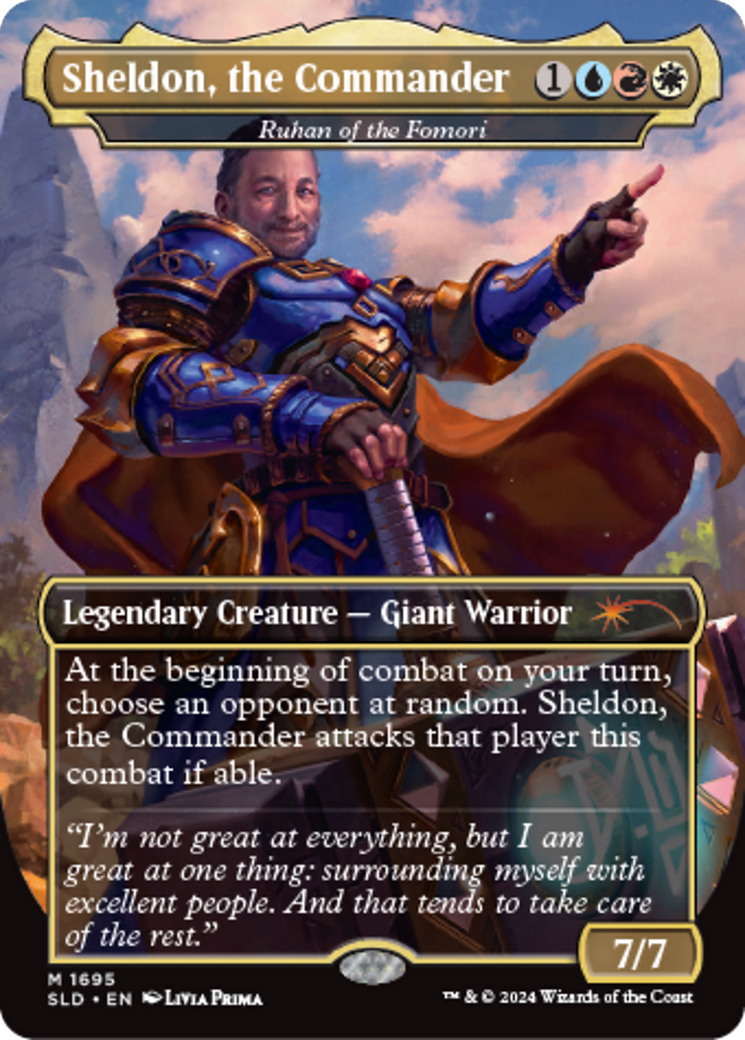 Ruhan des Fomori - Sheldon, le commandant [Secret Lair: Grimoire de Sheldon]