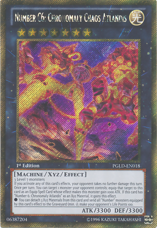 Numéro C6 : Atlandis Chaos de la Chronomalie [PGLD-FR018] Gold Secret Rare