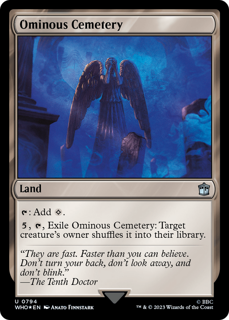Cimetière sinistre (Surge Foil) [Doctor Who]