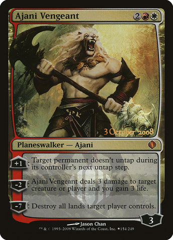 Ajani Vengativo [Promos de Fragmentos de Alara]