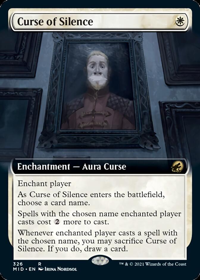 Malédiction de silence (Extended Art) [Innistrad: Chasse de minuit]