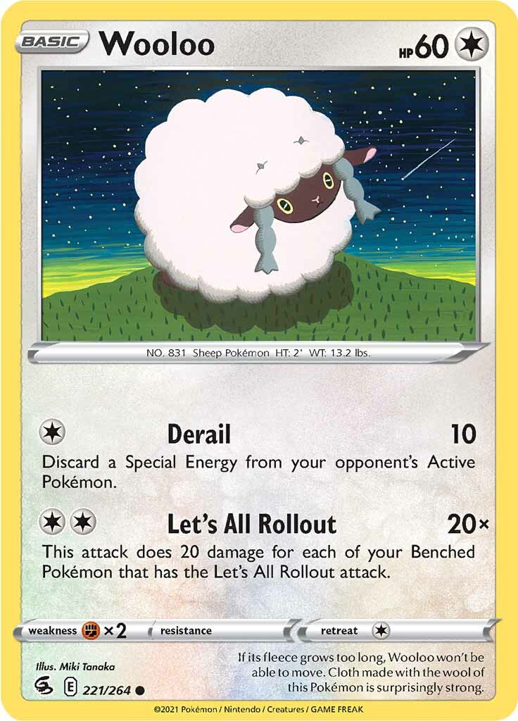 Wooloo (221/264) [Épée et Bouclier : Poing de Fusion]