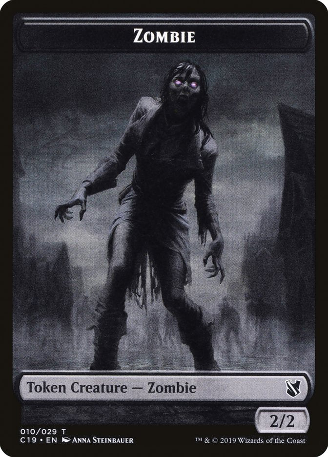 Jeton Zombie (010/029) [Commander 2019 Tokens]