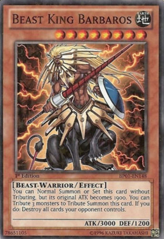 Rey Bestia Barbaros [BP01-EN148] Rara Starfoil