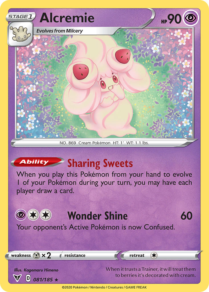 Alcremie (081/185) [Épée et Bouclier : Voltage Éclatant]