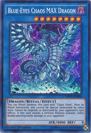 Dragon Chaos MAX aux Yeux Bleus [MVP1-ENS04] Secrète Rare