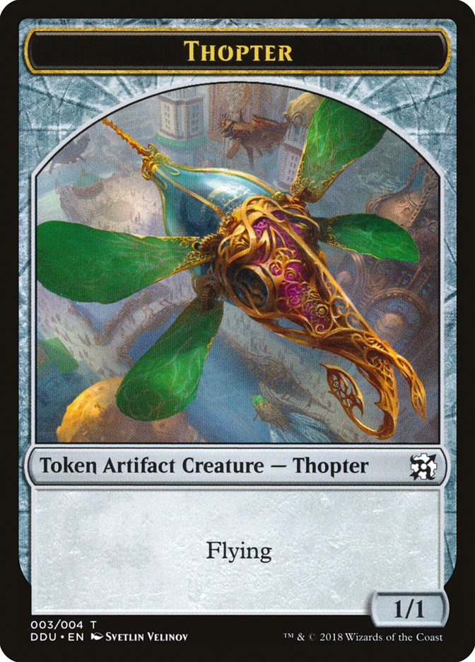 Jeton Thopter (003/004) [Decks duels : Elfes contre Inventeurs jetons]