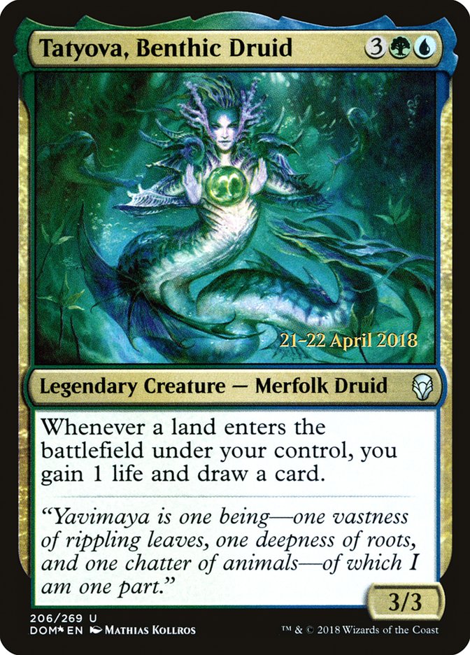 Tatyova, druidesse de la vase [Cartes promo d'avant-première Dominaria]